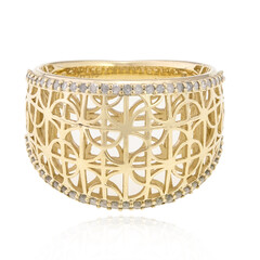 9K I4 (J) Diamond Gold Ring (Ornaments by de Melo)