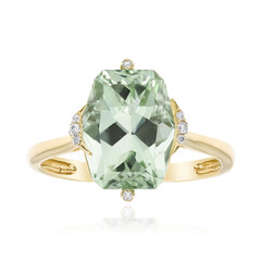 14K Green Amethyst Gold Ring (CIRARI)