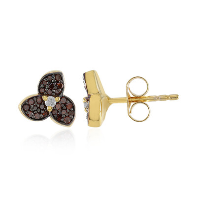 I3 (J) Diamond Silver Earrings