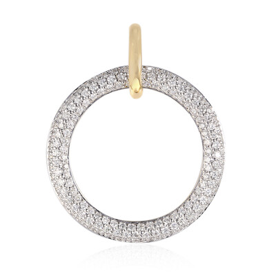 14K SI1 (G) Diamond Gold Pendant (Annette)