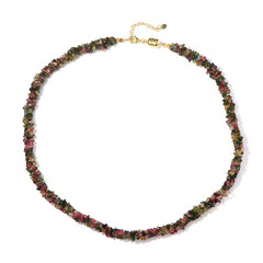 Fancy Tourmaline Silver Necklace
