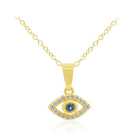 London Blue Topaz Silver Necklace
