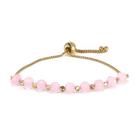 Rose Quartz Silver Bracelet