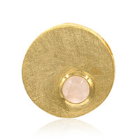 Rose Quartz Silver Pendant