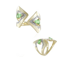 9K Tsavorite Gold Ring (de Melo)
