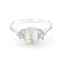 Canary Kunzite Silver Ring