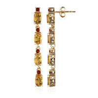Citrine Silver Earrings