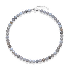 Agate Silver Necklace