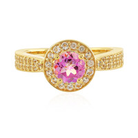 Anniversary Topaz Silver Ring