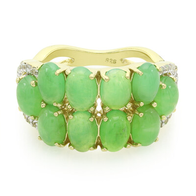 Imperial Chrysoprase Silver Ring