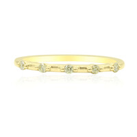 9K SI1 Canary Diamond Gold Ring