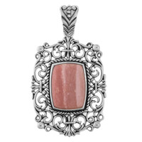 Australian Pink Opal Silver Pendant (Art of Nature)