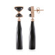Black Onyx Silver Earrings (KM by Juwelo)