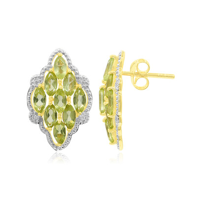 Peridot Silver Earrings