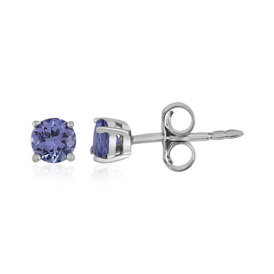 Tanzanite Silver Earrings