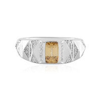 Yellow Zircon Silver Ring (de Melo)