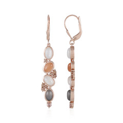White Moonstone Silver Earrings (KM by Juwelo)