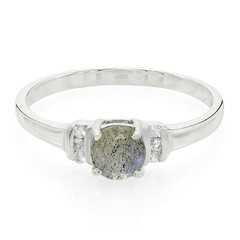 Romanian Spectrolite Silver Ring