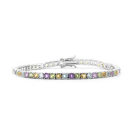 Amethyst Silver Bracelet