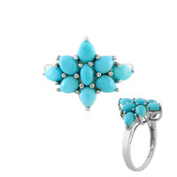 Sleeping Beauty Turquoise Silver Ring