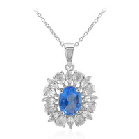 INDIGO BLUE TOPAZ Silver Necklace