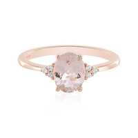 Morganite Silver Ring