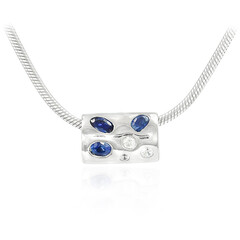 Laos Sapphire Silver Necklace