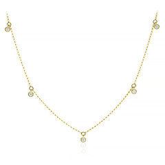14K I1 (H) Diamond Gold Necklace (CIRARI)