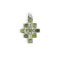 Peridot Silver Pendant