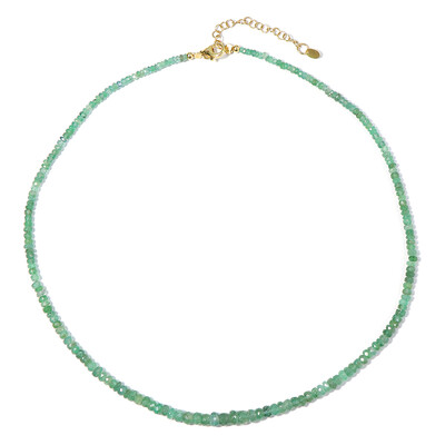 Zambian Emerald Silver Necklace