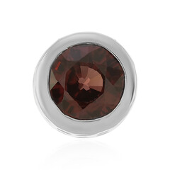 Pink Zircon Silver Pendant
