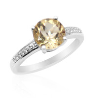Golden Labradorite Silver Ring