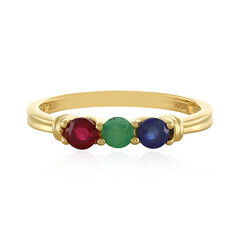 Socoto Emerald Silver Ring
