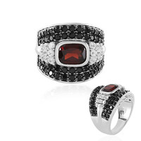 Mozambique Garnet Silver Ring