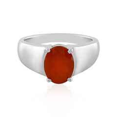 Carnelian Silver Ring