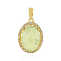 Prehnite Silver Pendant