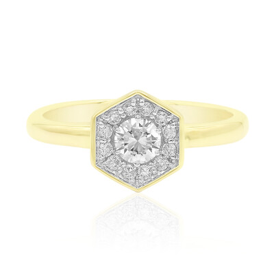 14K SI1 (G) Diamond Gold Ring (Annette)