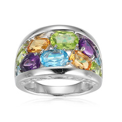 Zambian Amethyst Silver Ring