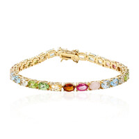 Swiss Blue Topaz Silver Bracelet