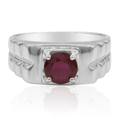 Madagascar Ruby Silver Ring