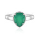 Green Onyx Silver Ring