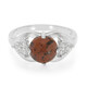 Mahogany Obsidian Silver Ring