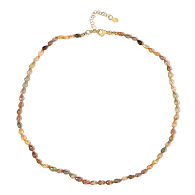 Canary Zircon Silver Necklace (Adela Silber)