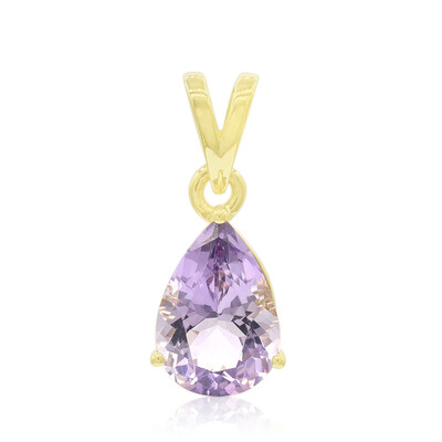 9K Purple Scapolite Gold Pendant