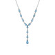 Swiss Blue Topaz Silver Necklace