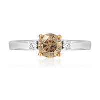 18K SI2 Brown Diamond Gold Ring (CIRARI)
