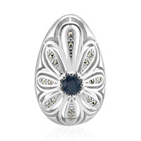 Blue Sapphire Silver Pendant (Annette classic)