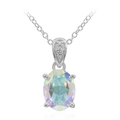 Moonlight Topaz Silver Necklace