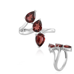 Mozambique Garnet Silver Ring