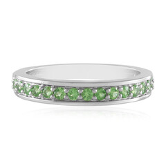 Tanzanian Tsavorite Silver Ring